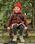 Kids Organic Wool Fleece Button-Down Jacket | Coco