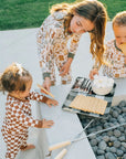 Ribbed Two-Piece Pajamas | Camping