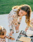 Ribbed Two-Piece Pajamas | Camping