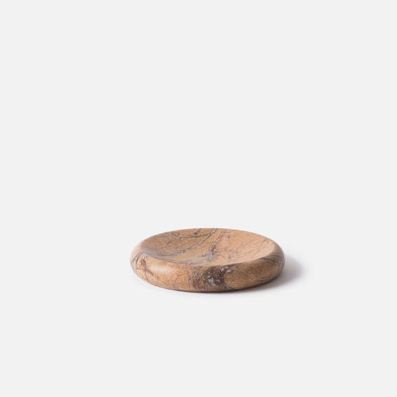 Shallow Marble Mesa Bowl | Forest Brown