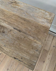 Reclaimed Mulberry Farm Table with Scalloped Apron