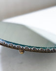 19th Century Antique Silver Mirror Plateau Trays