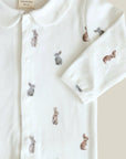 Collared Pajama Onesie | Bunnies