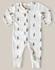 Collared Pajama Onesie | Teddy Bears
