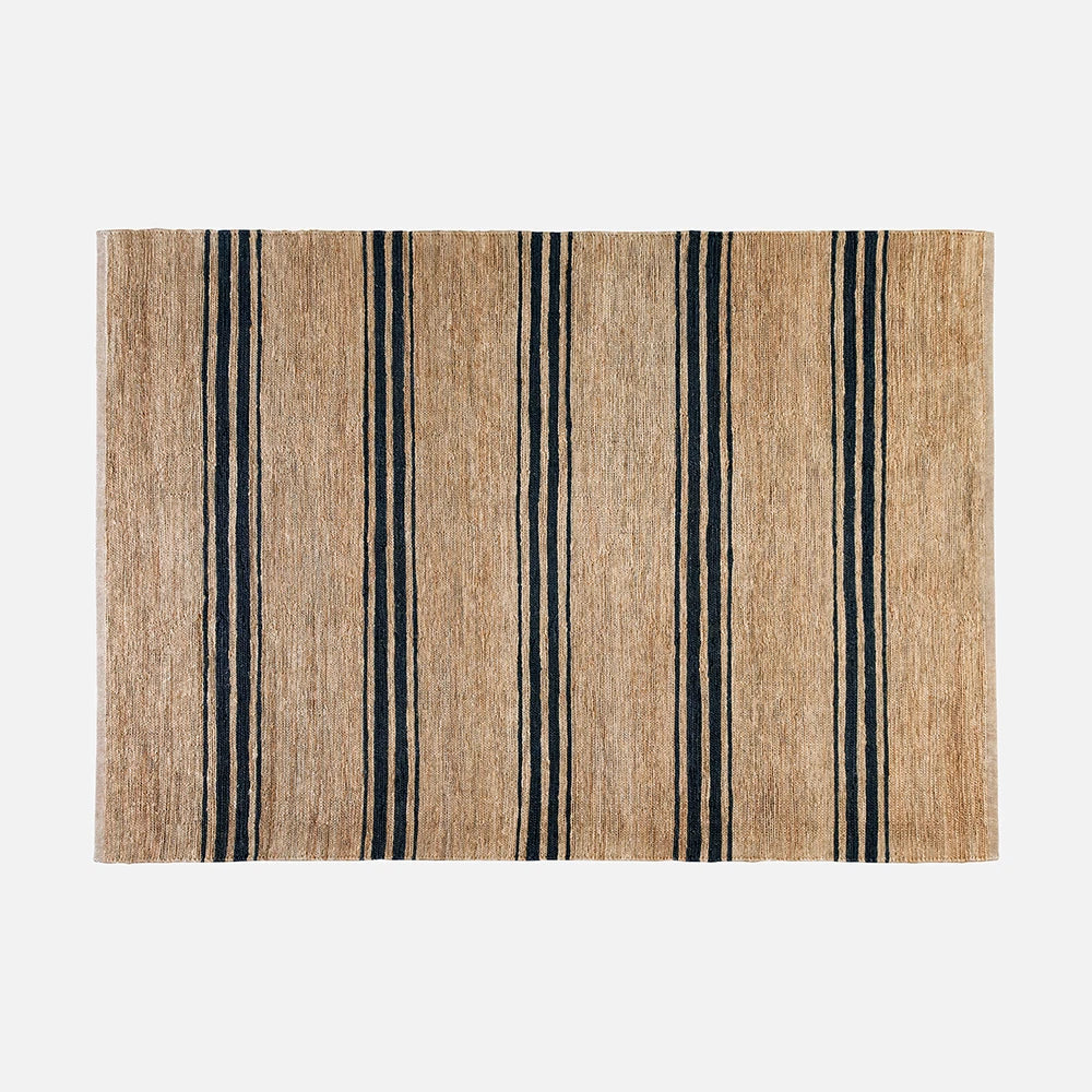 River Rug | Natural + Indigo