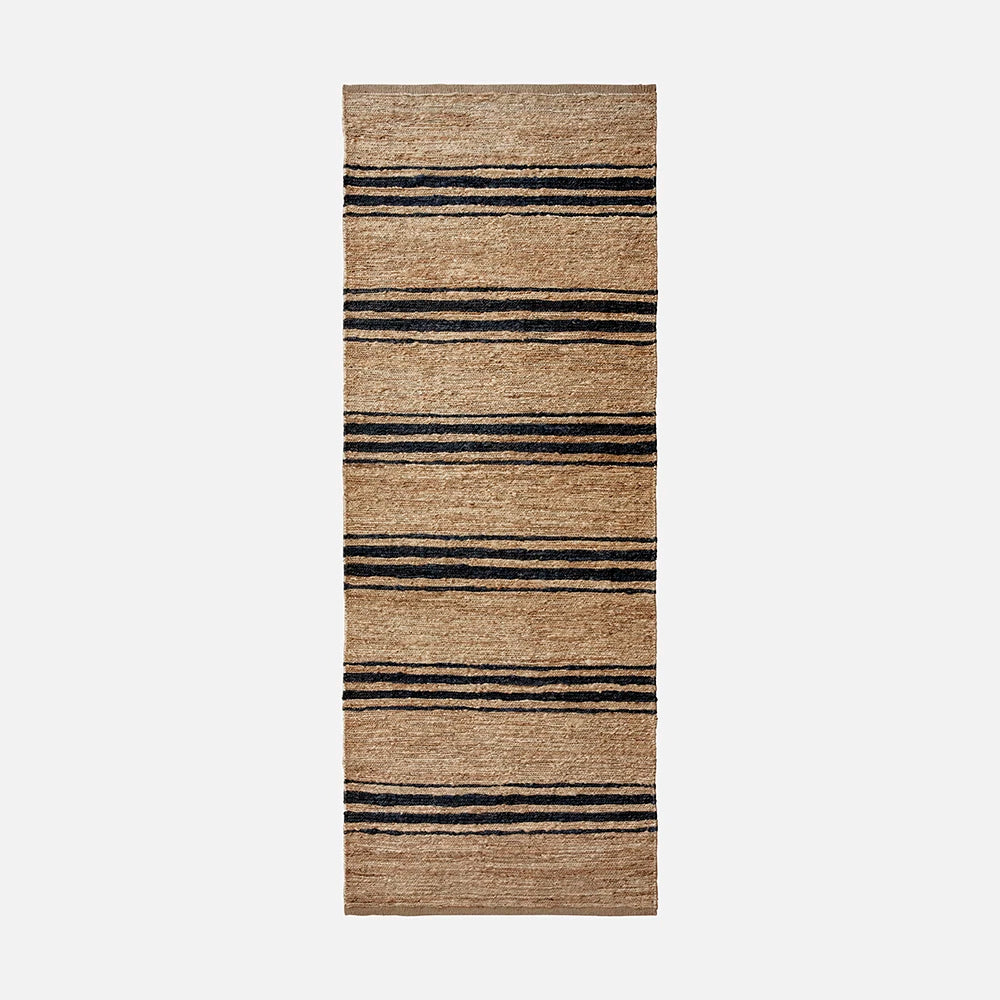 River Rug | Natural + Indigo