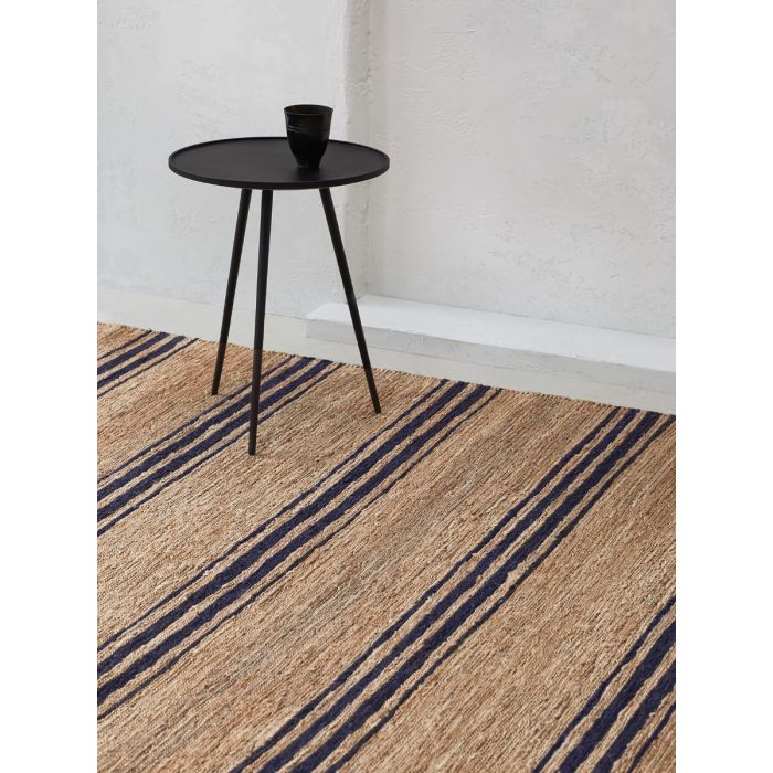 River Rug | Natural + Indigo