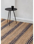 River Rug | Natural + Indigo
