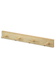 Solid Oak Shaker Peg Rail | Handcrafted in England