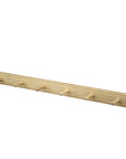 Solid Oak Shaker Peg Rail | Handcrafted in England