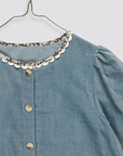 Jules Velvet Dress | Eggshell