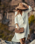 Saint-Tropez Raffia Wide Brimmed Sun Hat