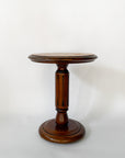 European Round Wooden Bistro Side Table