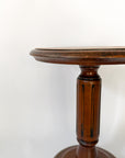 European Round Wooden Bistro Side Table