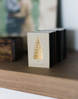 Noble Fir Tree | Cream + Gold Matchbook