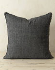Lina Linen Pillow | Charcoal