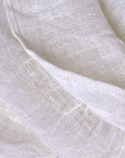 Loose Open Weave Linen Table Runner | Ivory