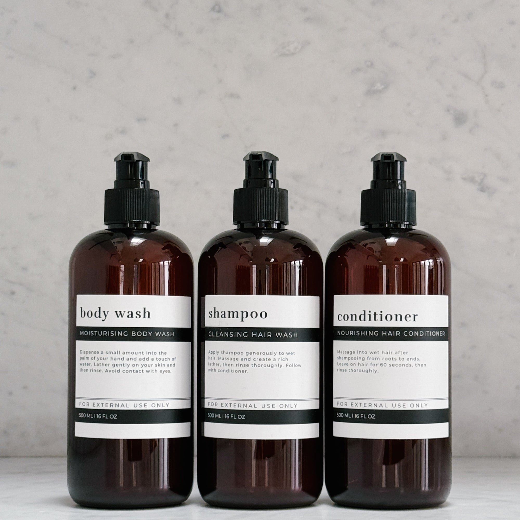 Conditioner | Reusable 16oz Amber Bottle