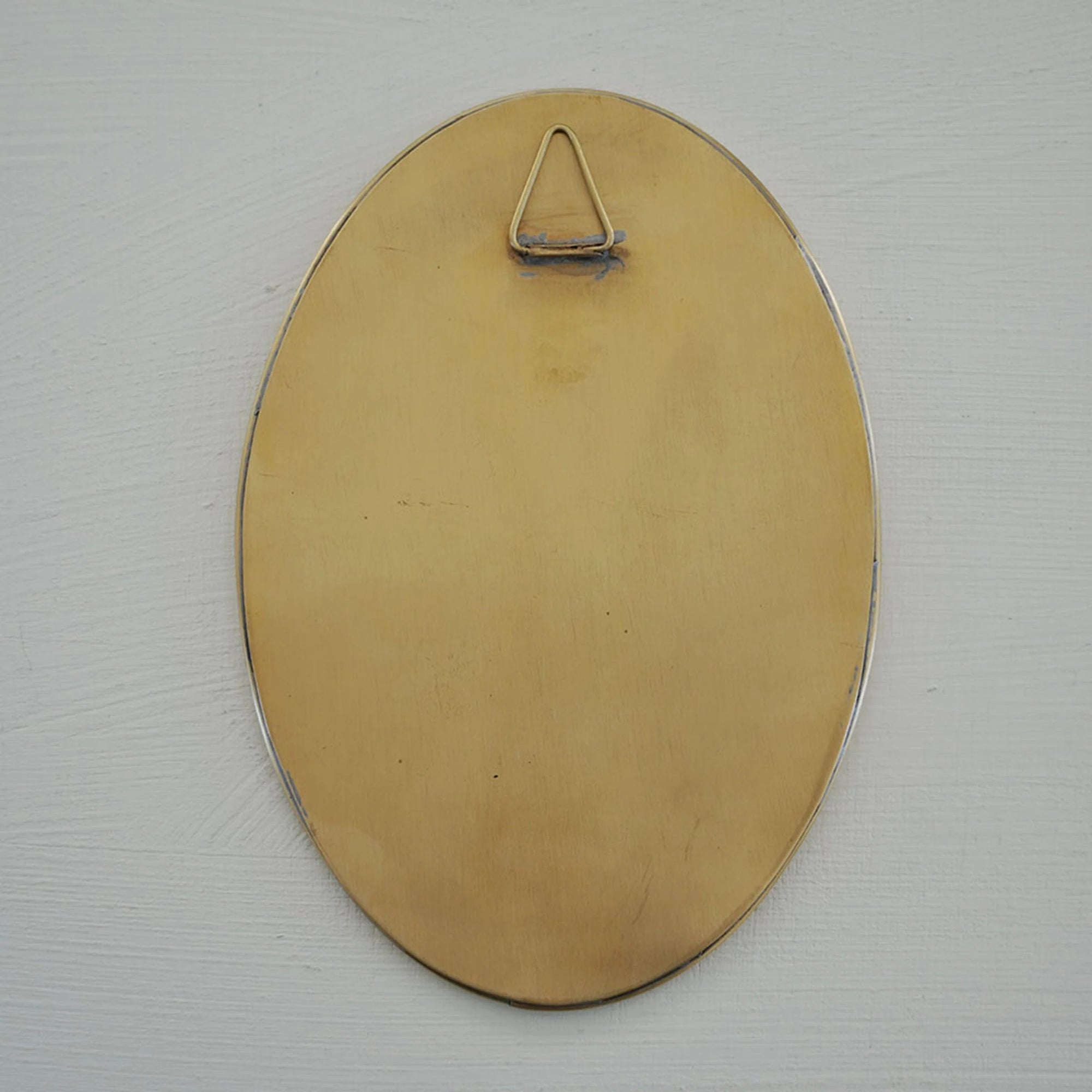 Petite Brass Mirror | Oval