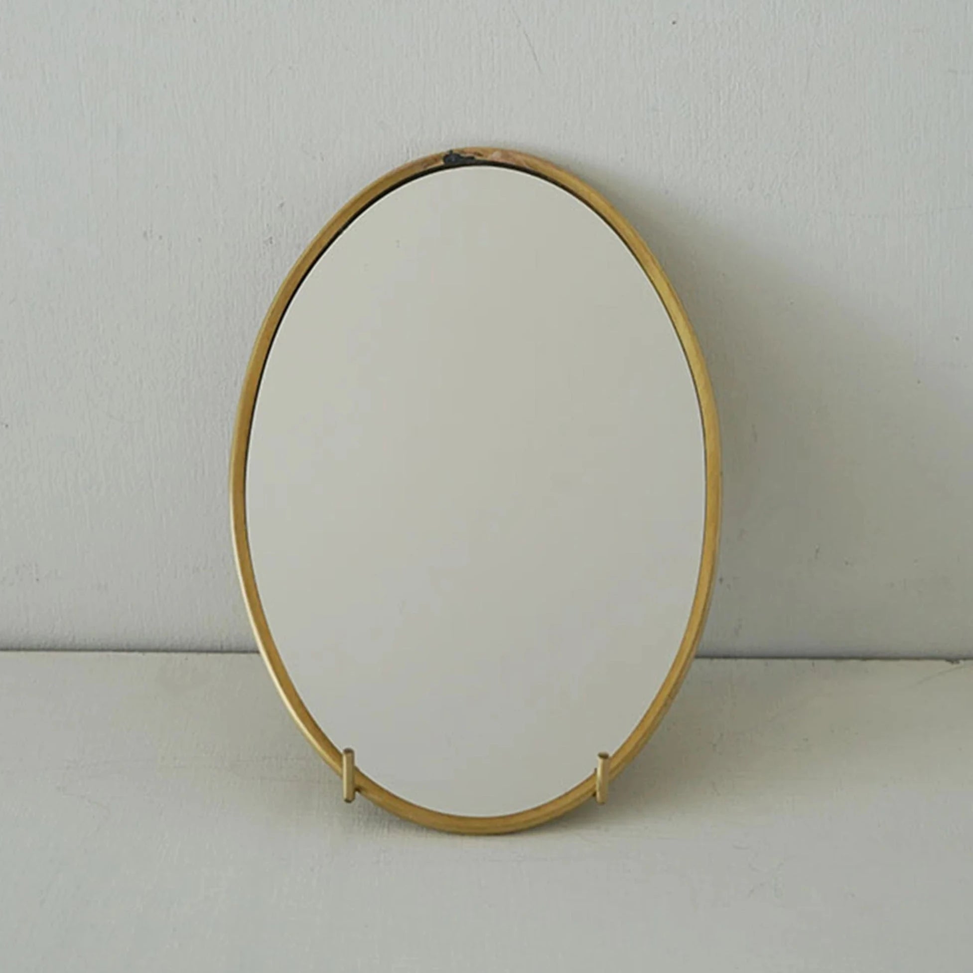 Petite Brass Mirror | Oval