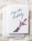 Pop the Bubbly | Handmade Greeting Card