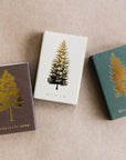 Noble Fir Tree | Cream + Gold Matchbook