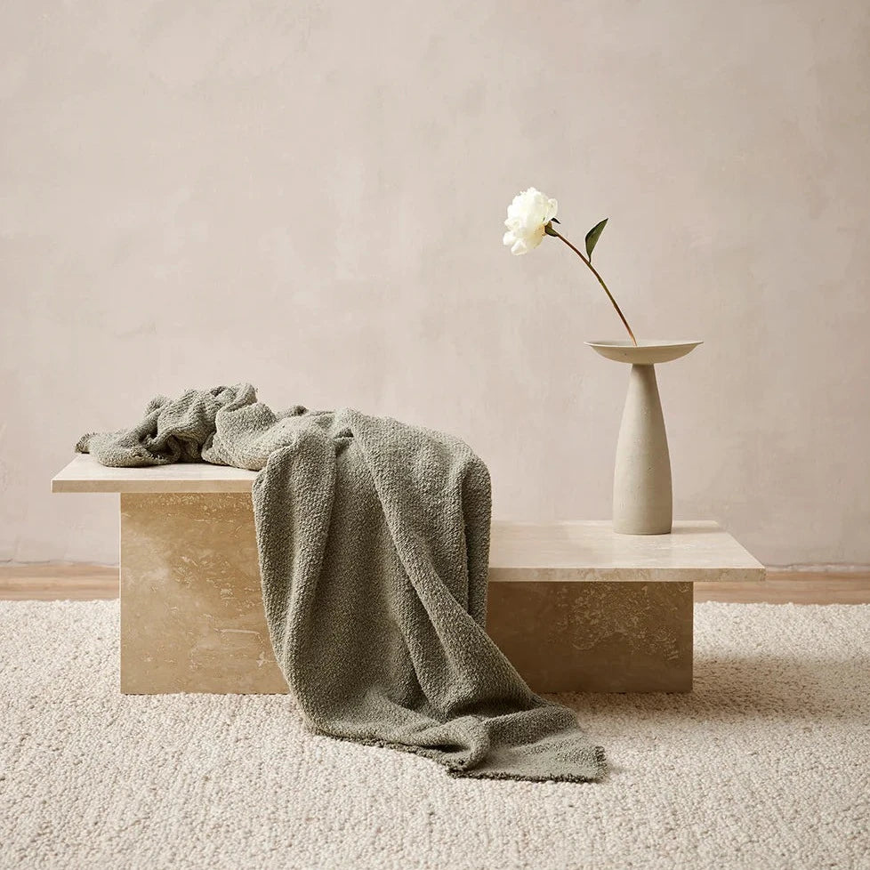 Cromwell Throw | Muted Olive