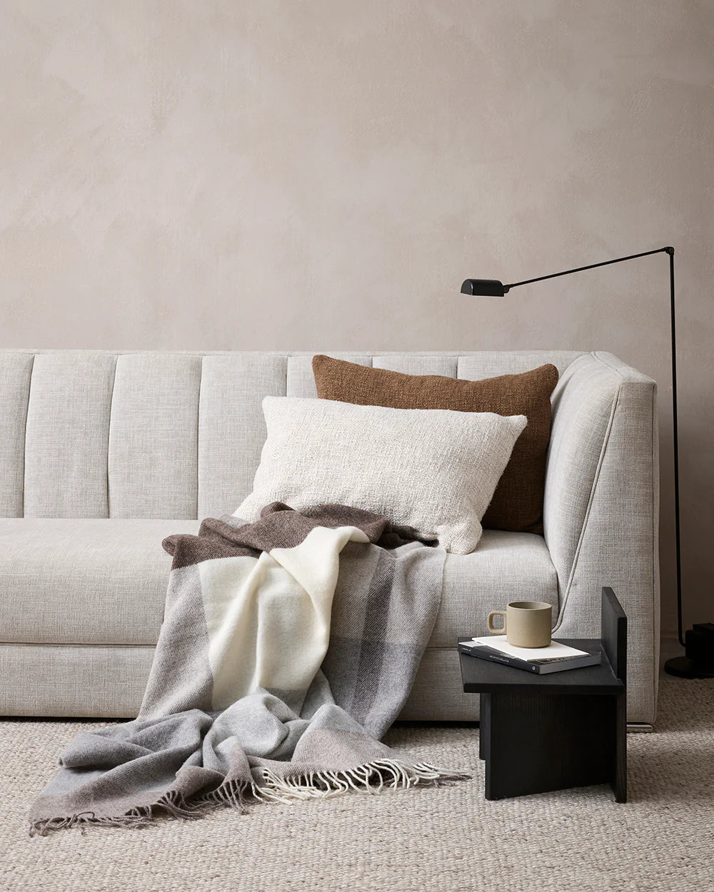 Cyprian Lumbar Pillow | Cocoa