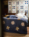 Tähti Handmade Patchwork Quilt | Navy