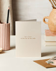 Life's Better With You | Hand Printed Greeting Card
