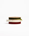 Merry Christmas Ribbon | Cream + Gold Foil