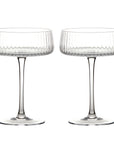 Terrasse Ribbed Coupe Cocktail Glass