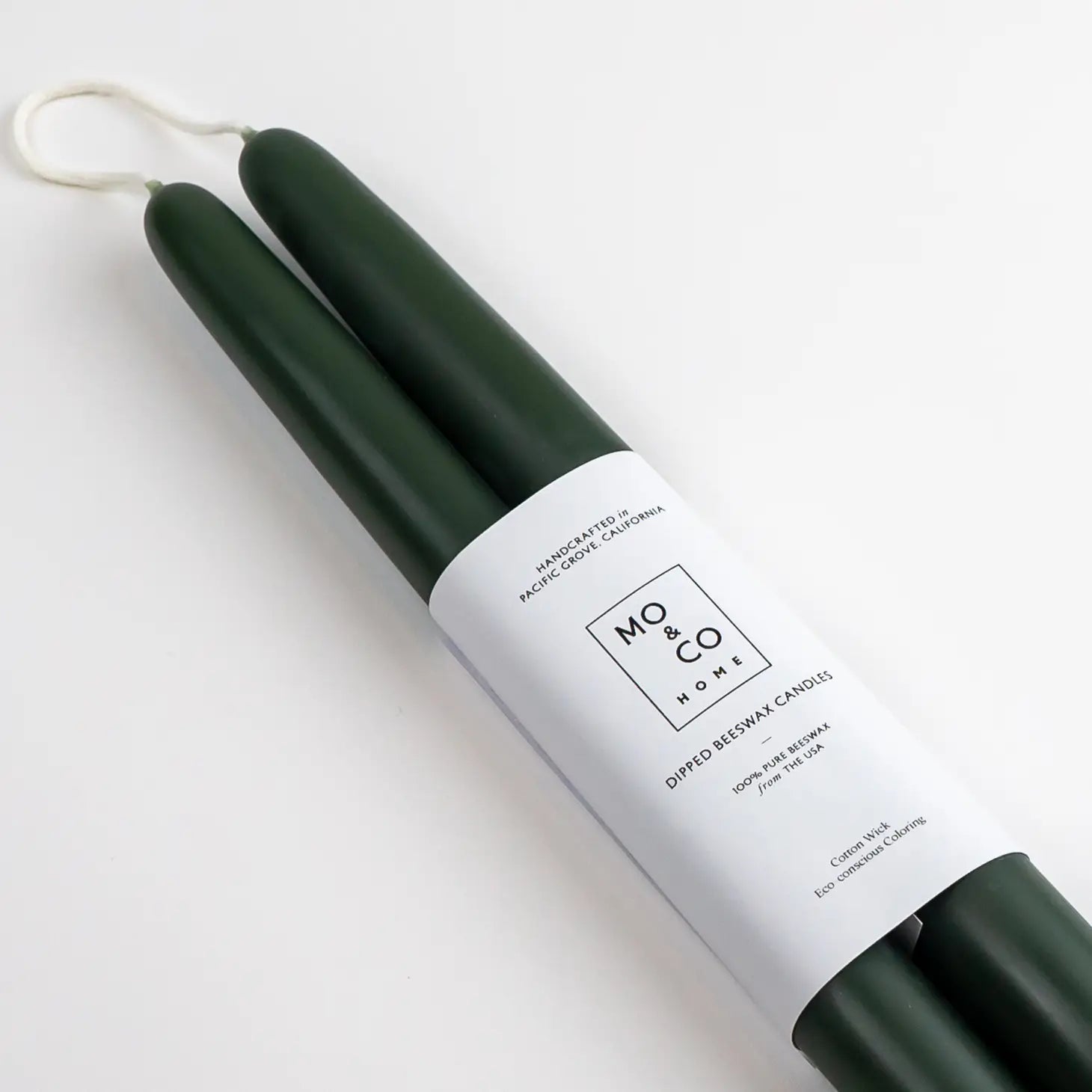 Forest | 14" Beeswax Taper Candles | Set of 2