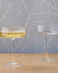 Terrasse Ribbed Coupe Cocktail Glass