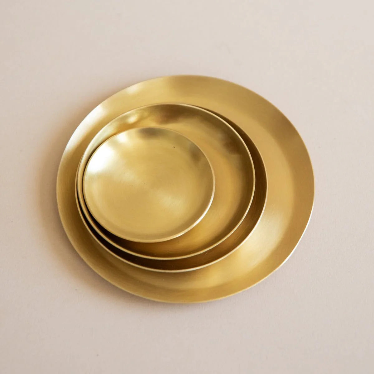 Petite Round Brass Dish