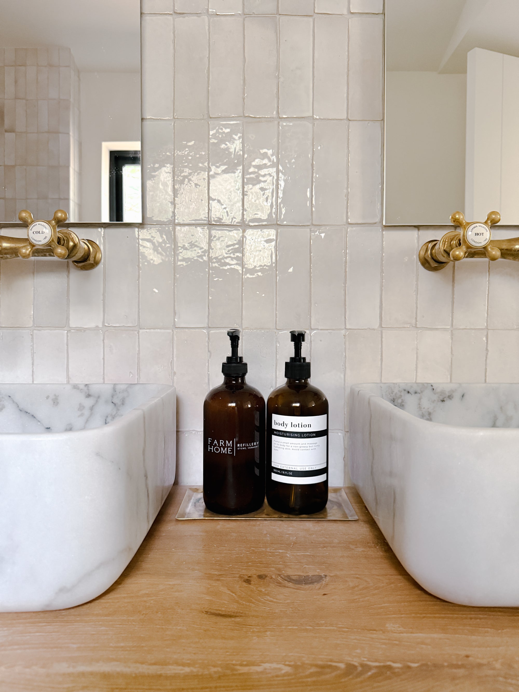 Body Lotion | Reusable 16oz Amber Glass Bottle