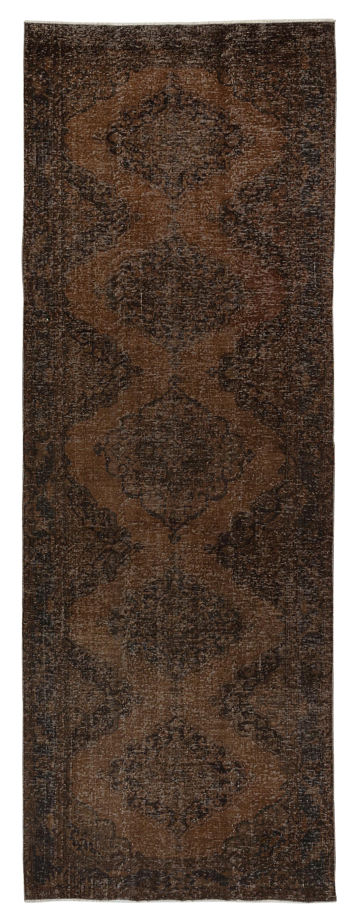Vintage Turkish Hand-Knotted Area Rug Runner | No. 104
