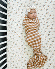 Muslin Crib Sheet | Cream Floral