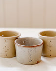 Assorted Vintage French Faisselles Pots | Natural Beige & Grey