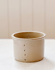 Assorted Vintage French Faisselles Pots | Natural Beige & Grey