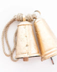 Large Brass Iron Holiday Bells