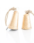 Large Brass Iron Holiday Bells