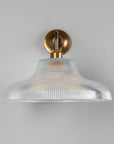 Meave Vintage Railway Glass Wall Sconce