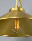 Regan Vintage Brass Swan Neck Wall Sconce