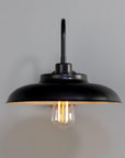 Tighe Brass Factory Swan Neck Wall Sconce