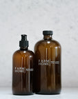 REFiLLERY | 16oz Amber Glass Bottle + All Natural Soap