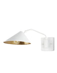 Serpa Single Swing-Arm Wall Sconce | White