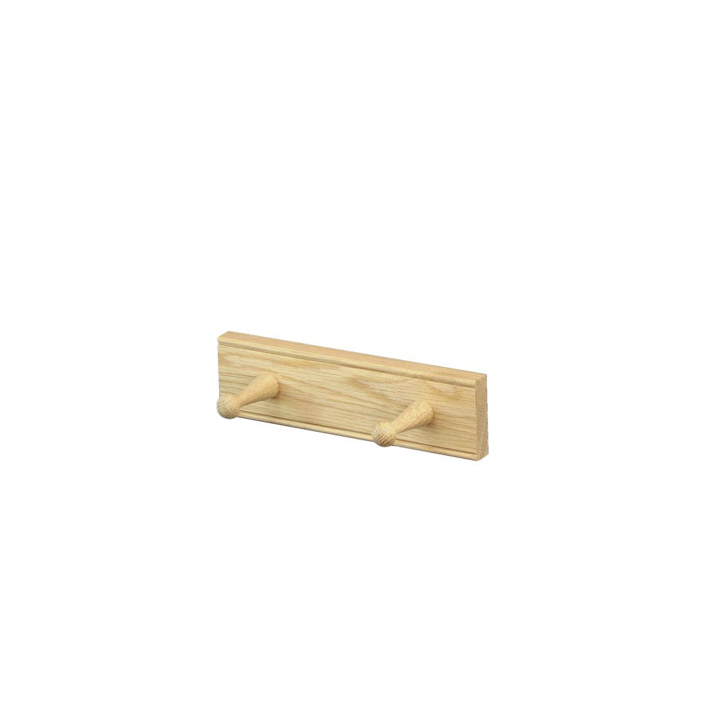 Solid Oak Shaker Peg Rail | Handcrafted in England