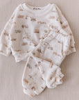 Toweling Sweatshirt + Pants Set | Trucks