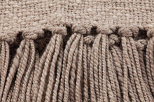 Load image into Gallery viewer, Lana Handwoven Wool Throw | Taupe
